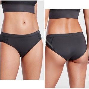 NWT ATHLETA Cross Train Bikini Bottom Black